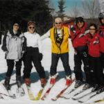 Marty and Dana with Ski Instructors
