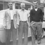 Dick Palatine, Marty & Jake Tarr leaving Trenton to go back to Duke